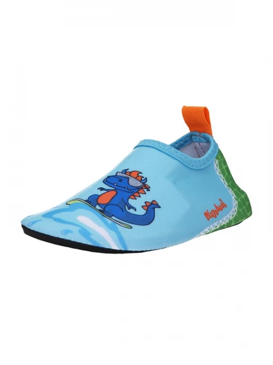 Foto van product PLAYSHOES Strand- / badschoen aqua / royal blue / koningsblauw / mandarijn / wit