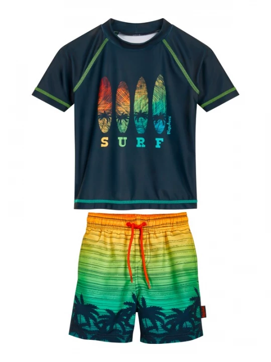 Foto van product PLAYSHOES UV-bescherming marine / lichtblauw / groen / oranje