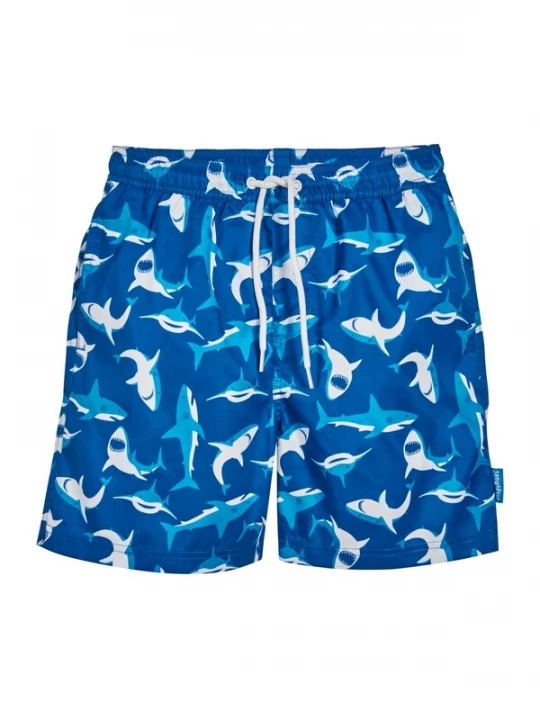 Foto van product PLAYSHOES Zwemshorts blauw / lichtblauw / wit