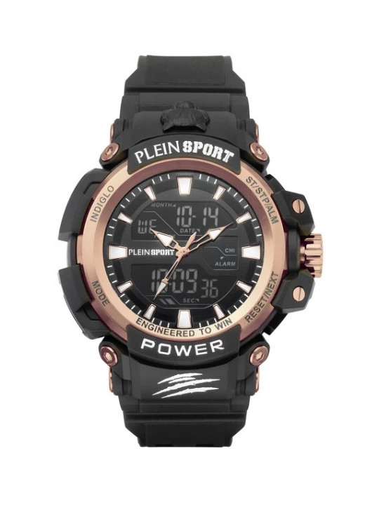 Foto van product Plein Sport Analoog horloge 'Combat Power' goud / zwart / wit