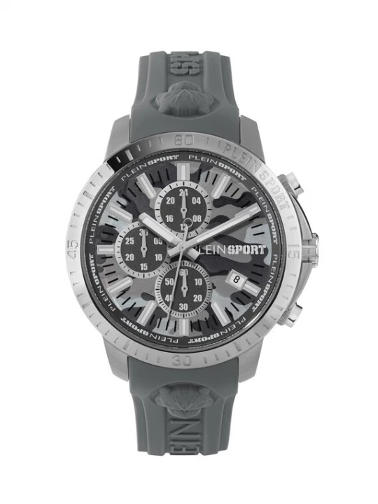 Foto van product Plein Sport Analoog horloge 'Gain' grafiet / zilver