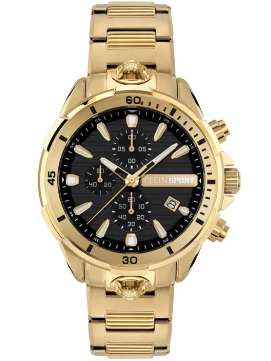 Foto van product Plein Sport Analoog horloge 'IMPACT' goud