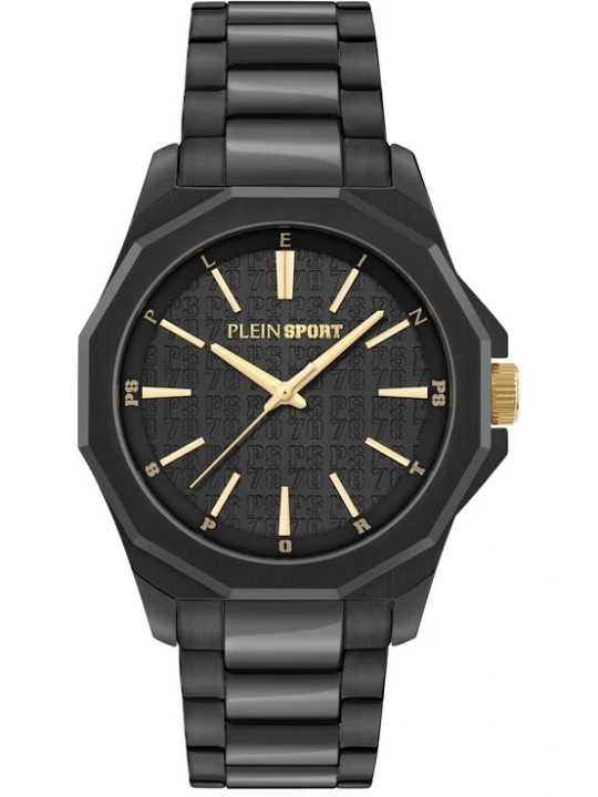 Foto van product Plein Sport Analoog horloge 'ONYX ULTRA' goud / zwart