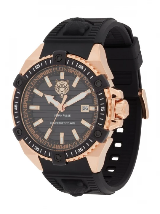 Foto van product Plein Sport Analoog horloge rose-goud / zwart