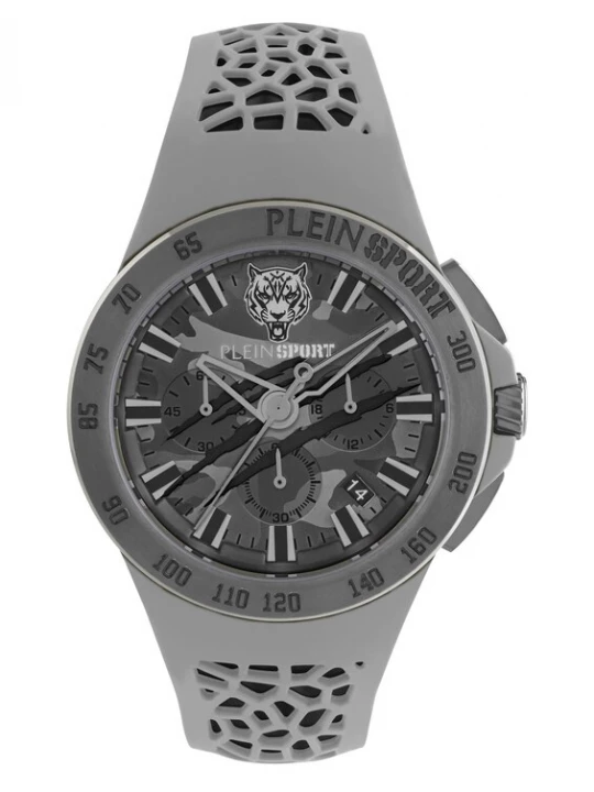 Foto van product Plein Sport Analoog horloge 'THUNDERSTORM' grijs