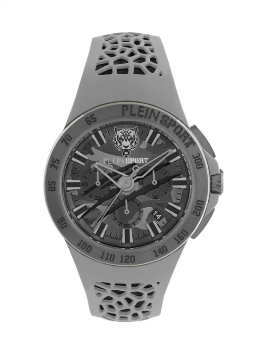Foto van product Plein Sport Analoog horloge 'Thunderstorm' grijs