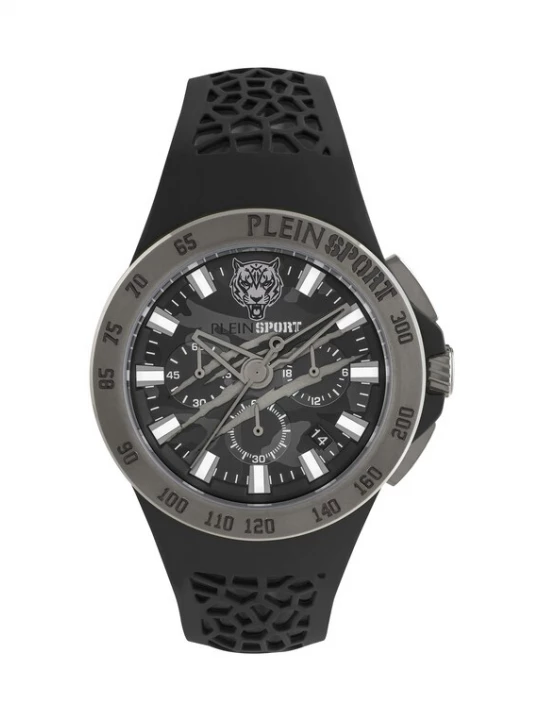 Foto van product Plein Sport Analoog horloge 'Thunderstorm' zwart / zilver