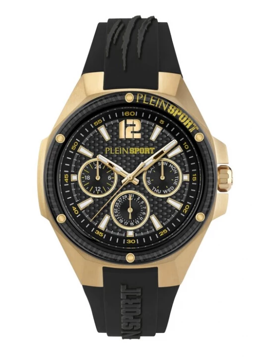 Foto van product Plein Sport Analoog horloge 'TIGERMASTER PRO' goud / zwart