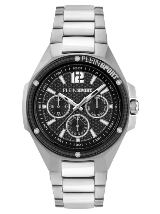 Foto van product Plein Sport Analoog horloge ' TIGERMASTER PRO ' zwart / zilver