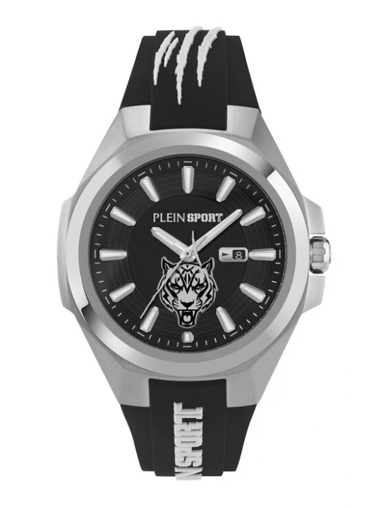 Foto van product Plein Sport Analoog horloge 'Tigermaster' zwart / zilver