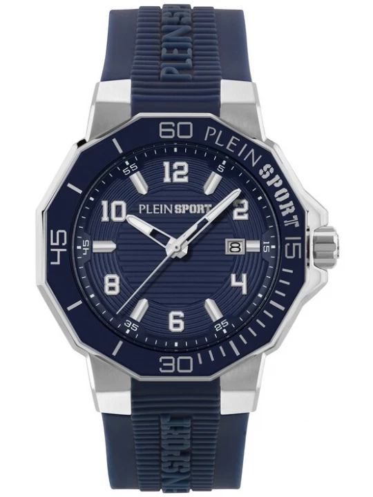 Foto van product Plein Sport Analoog horloge 'Titan 3H' donkerblauw