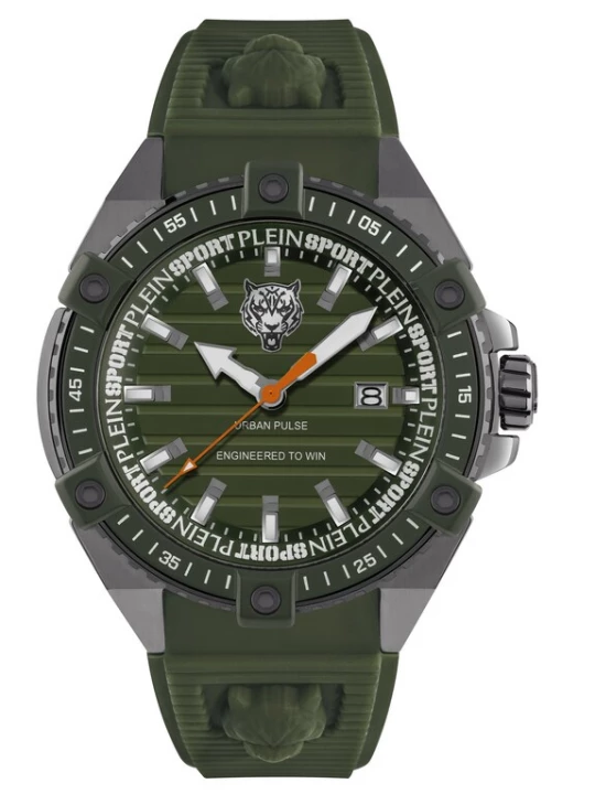 Foto van product Plein Sport Analoog horloge 'URBAN PULSE' grijs / groen