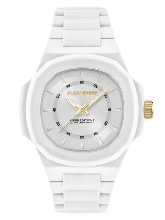 Foto van product Plein Sport Analoog horloge 'Viper Edition I' goud / wit