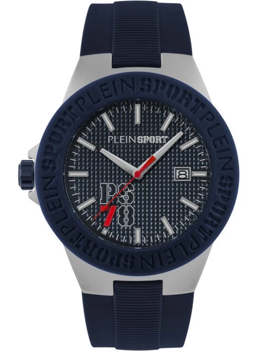 Foto van product Plein Sport Analoog horloge 'Vortex' nachtblauw / grijs