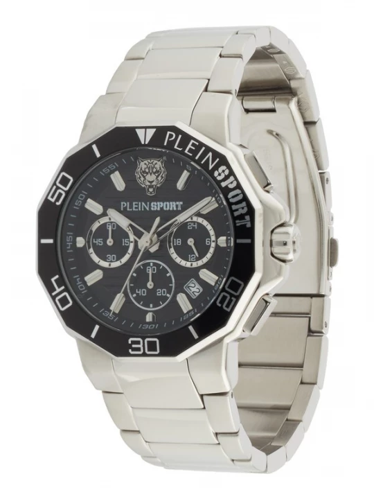 Foto van product Plein Sport Analoog horloge zwart / zilver