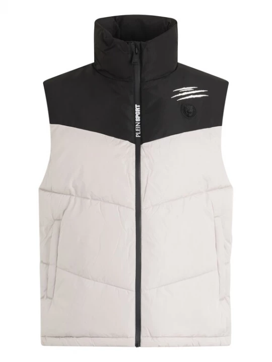 Foto van product Plein Sport Bodywarmer crème / zwart