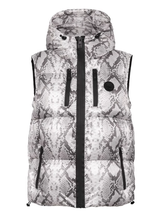 Foto van product Plein Sport Bodywarmer 'Python' grijs / basaltgrijs / donkergrijs