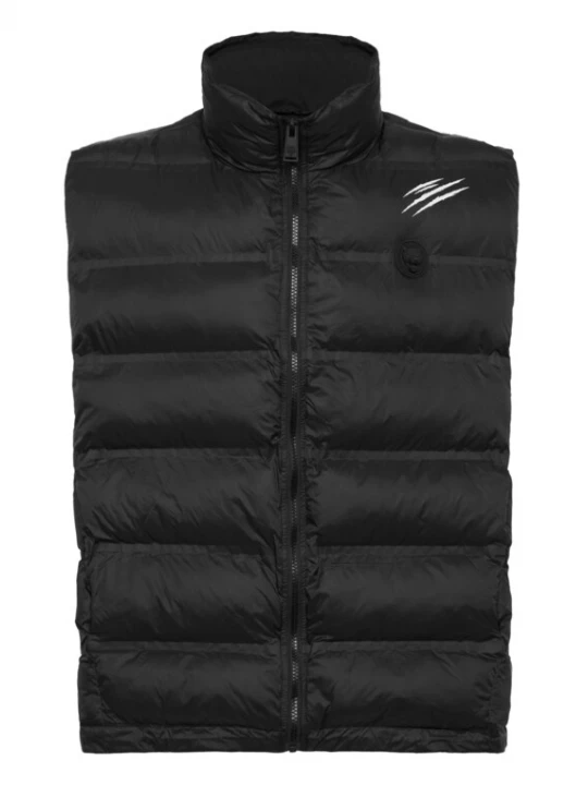 Foto van product Plein Sport Bodywarmer 'Scratch' zwart / wit