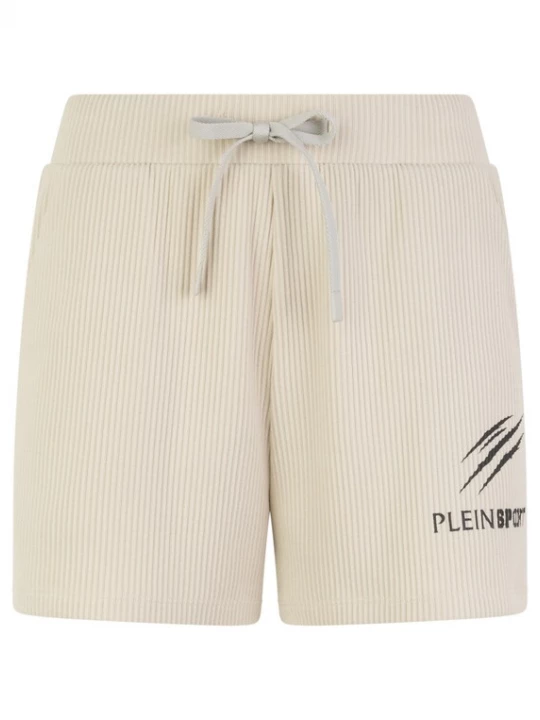 Foto van product Plein Sport Broek ivoor / zwart