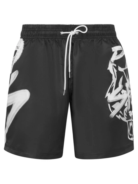 Foto van product Plein Sport Broek lichtgrijs / zwart