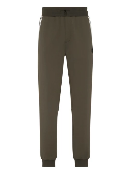 Foto van product Plein Sport Broek olijfgroen / zwart / wit