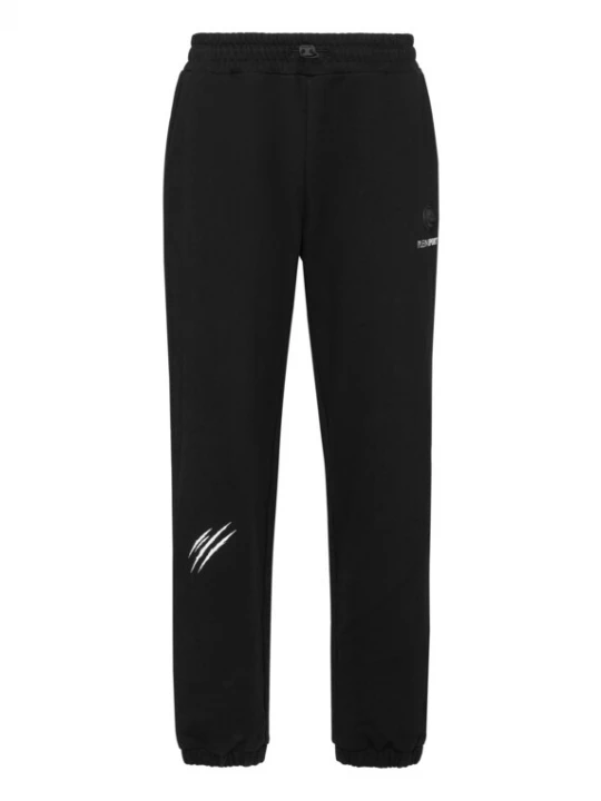 Foto van product Plein Sport Broek 'Scratch' zwart / wit