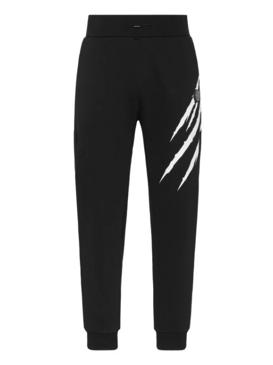Foto van product Plein Sport Broek 'Scratch' zwart / wit