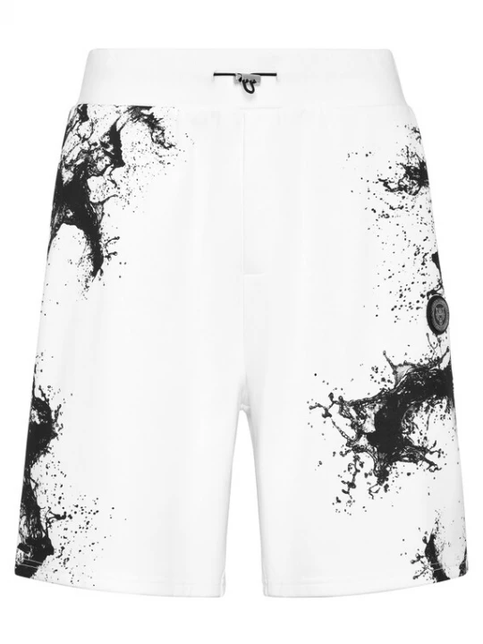 Foto van product Plein Sport Broek 'Splash' zwart / wit
