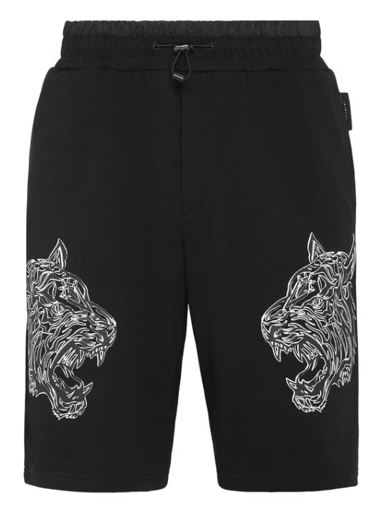 Foto van product Plein Sport Broek 'Tiger' zwart / wit