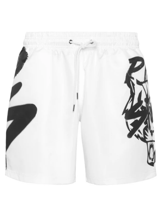 Foto van product Plein Sport Broek zwart / wit