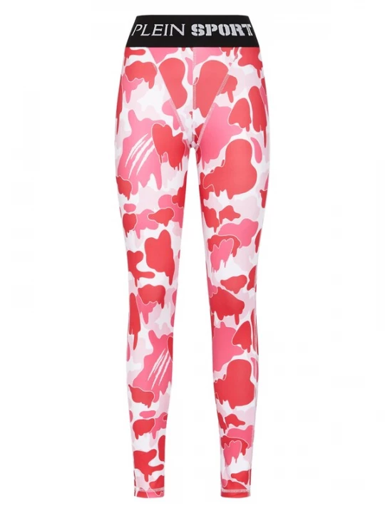 Foto van product Plein Sport Leggings fuchsia / rosa / donkerroze / wit