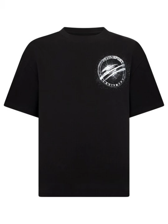 Foto van product Plein Sport Shirt 'Chrome Scratch Edition' zwart / wit