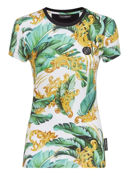 Foto van product Plein Sport Shirt geel / groen / wit