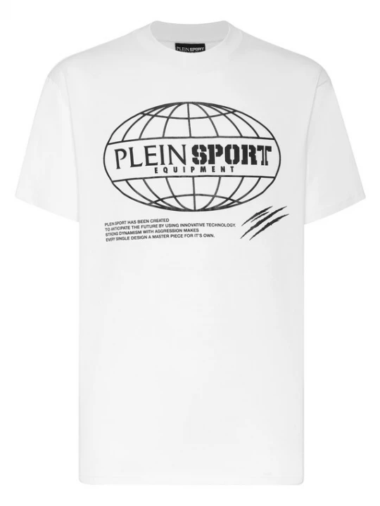 Foto van product Plein Sport Shirt 'Global Express Edition' zwart / wit