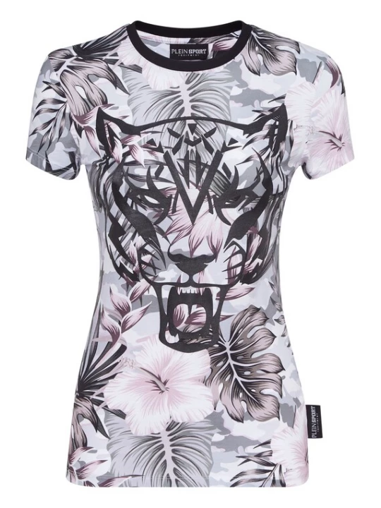 Foto van product Plein Sport Shirt grijs / zwart / wit