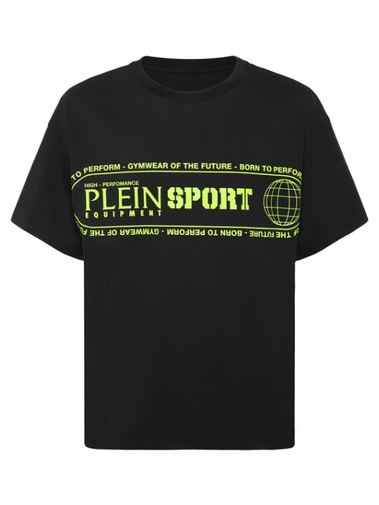 Foto van product Plein Sport Shirt lichtgroen / zwart