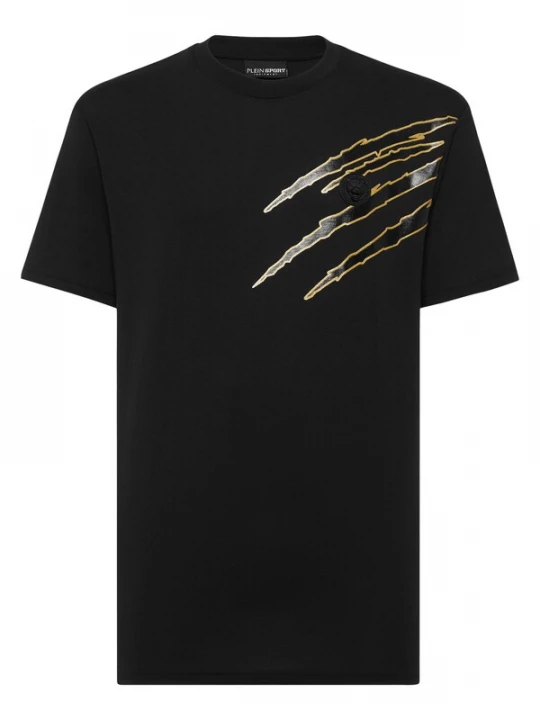 Foto van product Plein Sport Shirt 'Scratch' goud / grijs / zwart