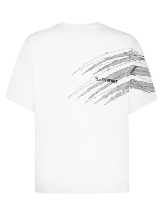 Foto van product Plein Sport Shirt 'Scratch' zwart / wit