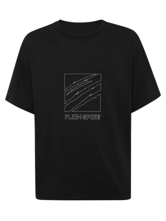 Foto van product Plein Sport Shirt 'Scratch' zwart / wit