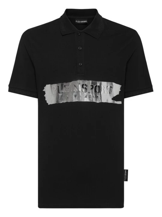 Foto van product Plein Sport Shirt 'Silver Brush' zwart / zilver