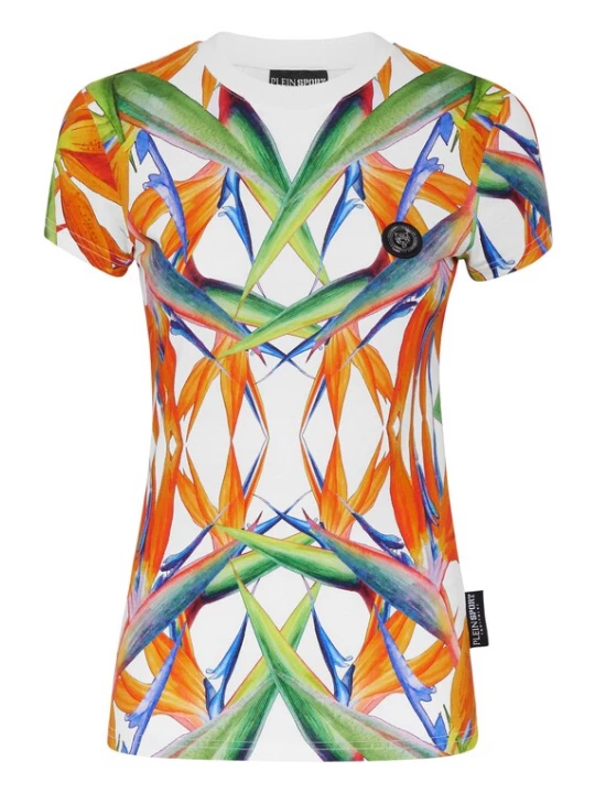 Foto van product Plein Sport Shirt spar / donkeroranje / zwart / wit