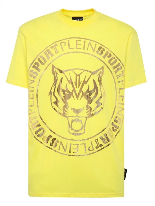 Foto van product Plein Sport Shirt 'Tiger' bruin / geel