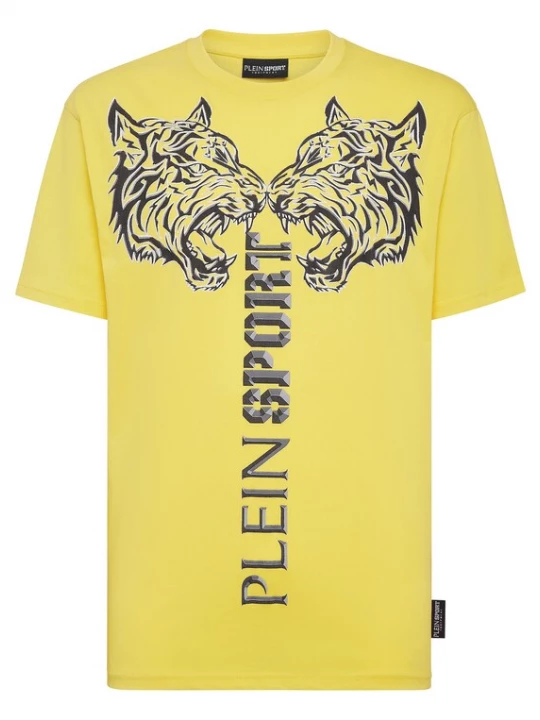 Foto van product Plein Sport Shirt 'Tiger' geel / zwart