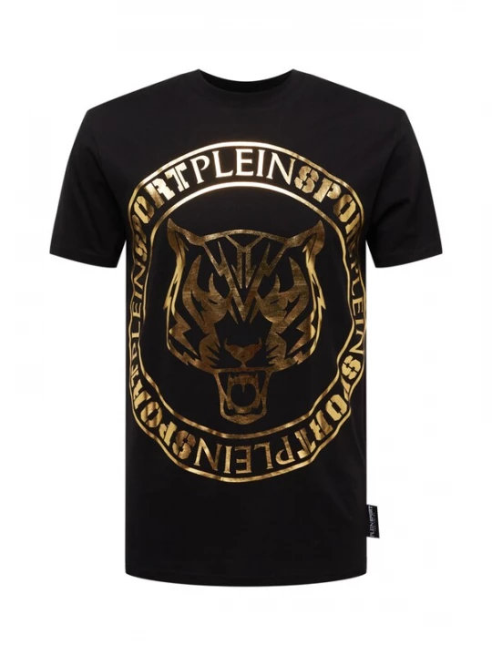Foto van product Plein Sport Shirt 'Tiger' goud / zwart