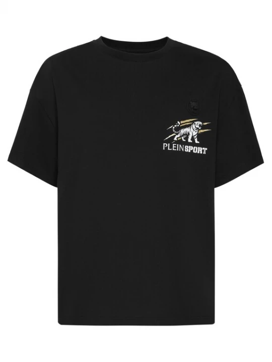 Foto van product Plein Sport Shirt 'Tiger' goud / zwart / wit