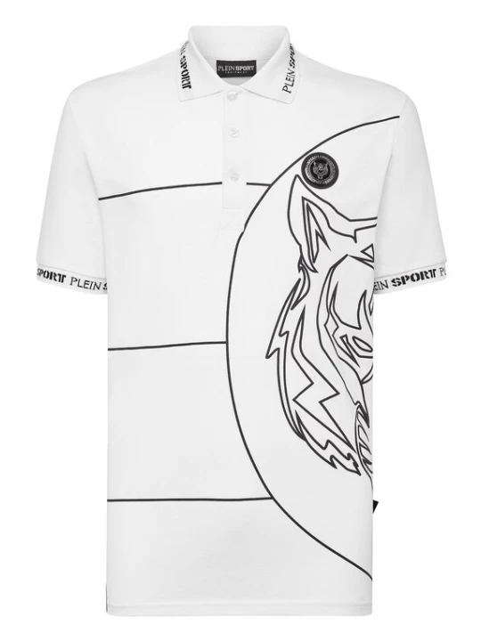 Foto van product Plein Sport Shirt 'Tiger' zwart / wit