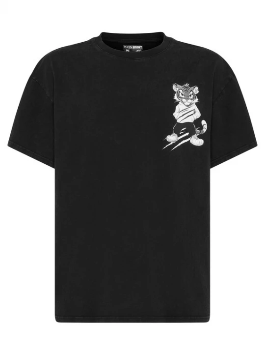 Foto van product Plein Sport Shirt 'Tiger' zwart / wit