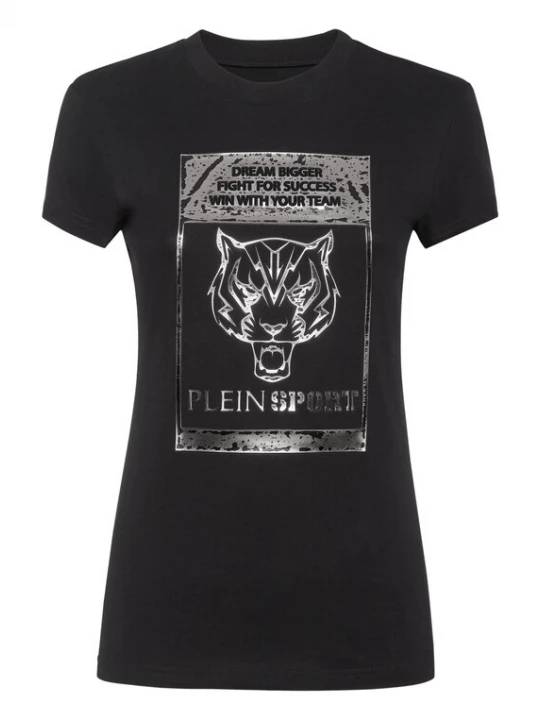 Foto van product Plein Sport Shirt 'Tiger' zwart / wit