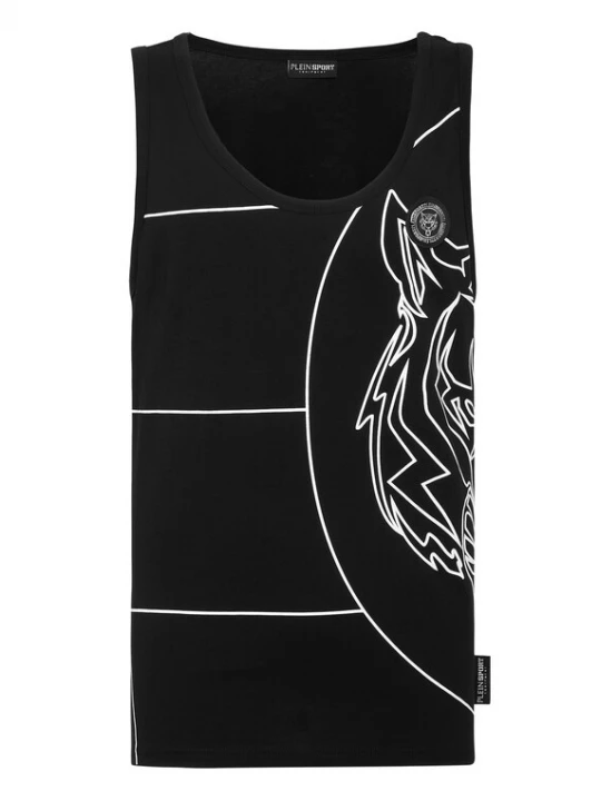 Foto van product Plein Sport Shirt 'Tiger' zwart / wit