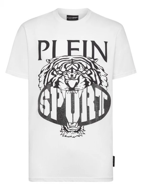Foto van product Plein Sport Shirt 'Tiger' zwart / zwart gemêleerd / wit